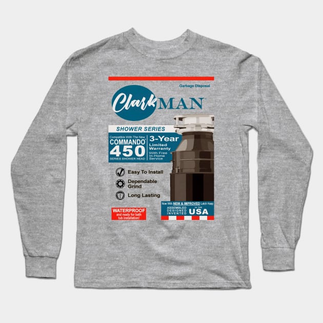 The Clarkman! Long Sleeve T-Shirt by ModernPop